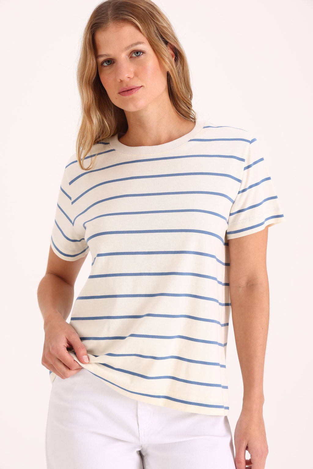 REMERA RAYADA BRUMA