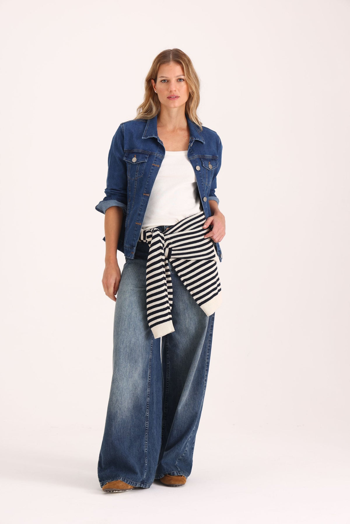CAMPERA DENIM LARA BLUE